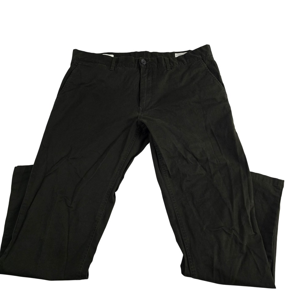 7 Diamonds Slim Fit‎ Men's Dark Green Cotton Lycra Chinos Pants 34/30